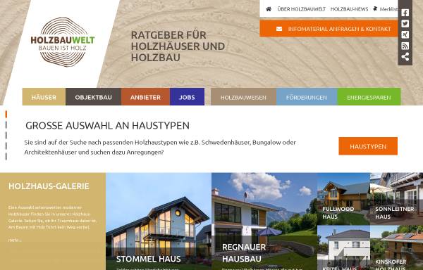 Vorschau von www.holzbauwelt.de, Holzfertighausbau