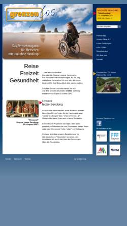 Vorschau der mobilen Webseite www.fernsehmagazin-grenzenlos.de, Grenzenlos - Reisemagazin