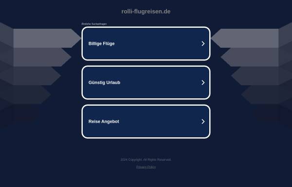 Vorschau von www.rolli-flugreisen.de, Rolli-Flugreisen