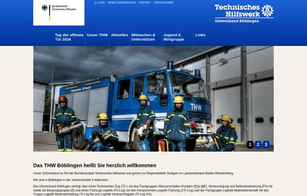Vorschau von www.thw-boeblingen.de, THW Ortsverband Böblingen