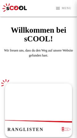 Vorschau der mobilen Webseite www.scool.ch, Scool Projekt