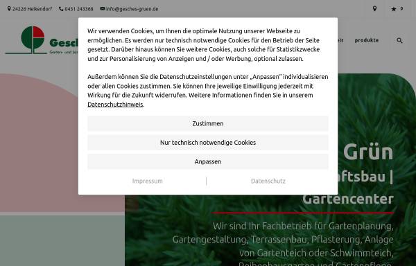 Vorschau von www.gesches-gruen.de, Gesches Grün