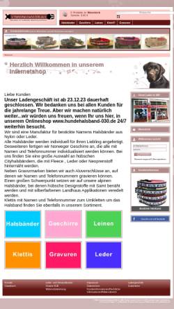 Vorschau der mobilen Webseite www.hundehalsband-030.de, Hundehalsband-030, Thorsten Schmidt