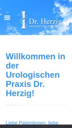 Vorschau der mobilen Webseite www.praxis-dr-herzig.de, Dr. Herzig