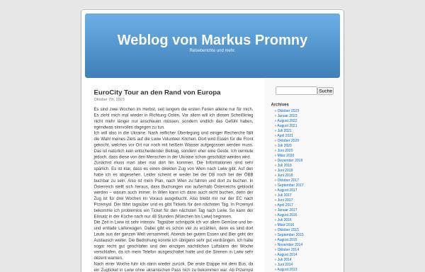Vorschau von markus.promny.de, Promny, Markus
