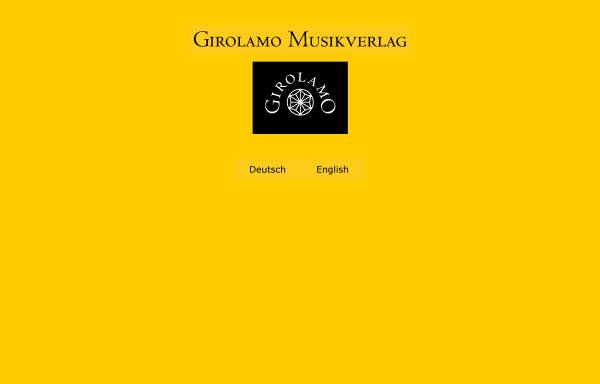 Vorschau von www.girolamo.de, Girolamo Musikverlag Franz Müller-Busch e.K.