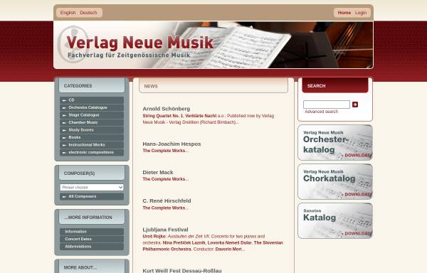 Verlag Neue Musik und Edition Margaux