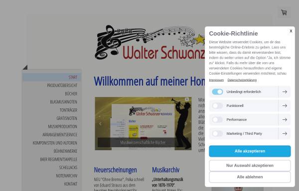 Walter Schwanzer Musikverlage