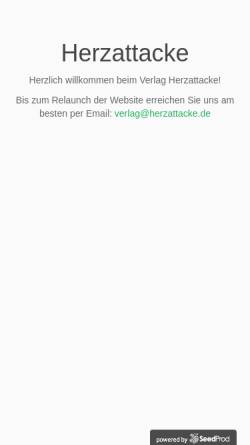 Vorschau der mobilen Webseite www.herzattacke.de, HERZATTACKE