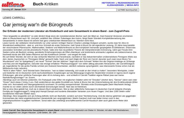 Vorschau von www.ultimo-bielefeld.de, Gar jemsig war'n die Bürogreufs