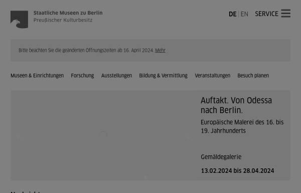 Vorschau von www.smb.museum, Staatliche Museen zu Berlin