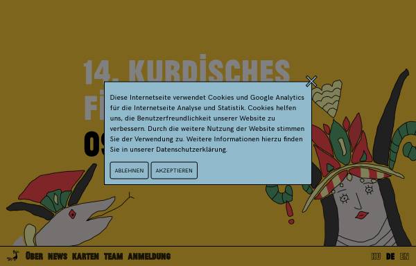 Vorschau von www.kurd-filmfestival.com, Kurdisches Filmfestival