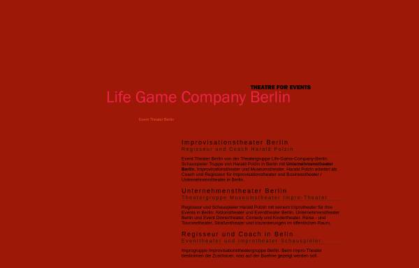 Vorschau von www.life-game-company-berlin.de, Life Game Company