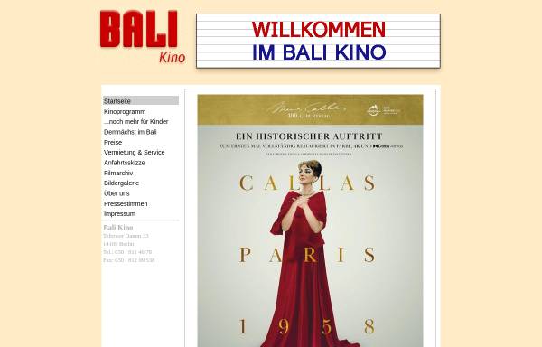 Vorschau von www.balikino-berlin.de, Bali-Kino