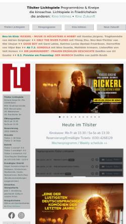 Vorschau der mobilen Webseite www.tilsiter-lichtspiele.de, Tilsiter Lichtspiele