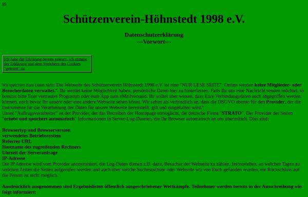 Schützenverein Höhnstedt 1998 e.V.