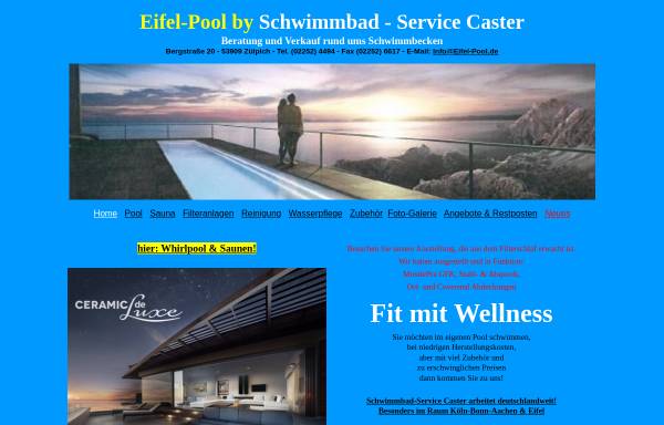 Vorschau von www.eifel-pool.de, Schwimmbad - Service Horst Caster