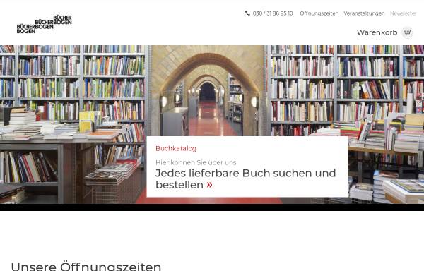 Vorschau von www.buecherbogen.com, Bücherbogen