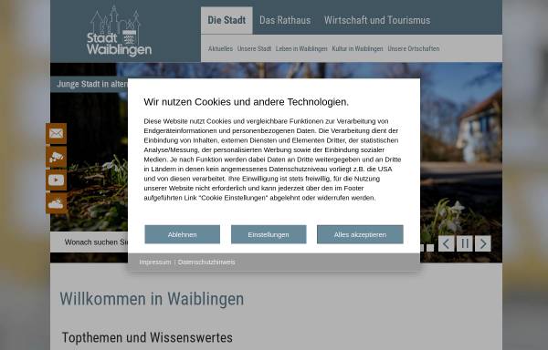 Vorschau von www.waiblingen.de, Stadt Waiblingen