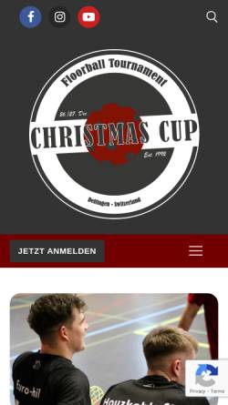 Vorschau der mobilen Webseite www.christmas-cup.com, CHRISTMAS CUP