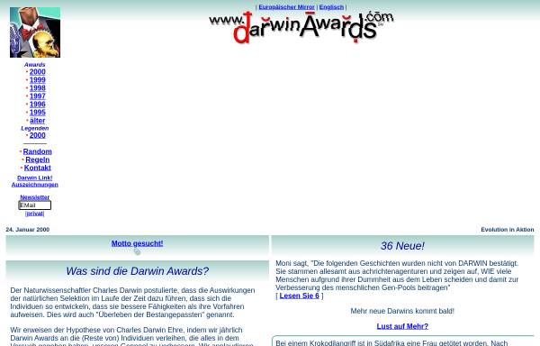 Vorschau von darwinawards.com, Darwin Awards