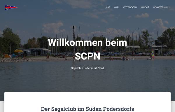 Vorschau von www.scpn.at, Segelclub Podersdorf Nord (SCPN)