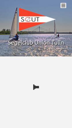 Vorschau der mobilen Webseite www.scut.at, Segelclub Union Tulln (SCUT)