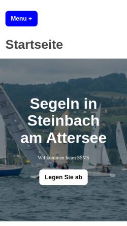 Vorschau der mobilen Webseite www.ssvs.at, Steinbacher SV - Sektion Segeln (SSVS)