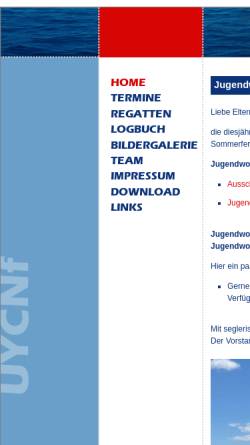 Vorschau der mobilen Webseite www.uycnf.at, Union Yacht Club Neufeldersee (UYCNf)