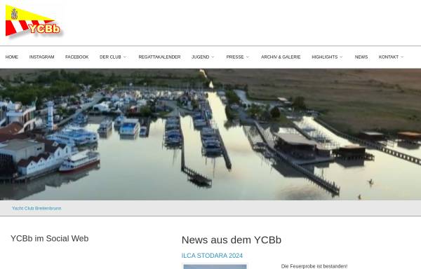Vorschau von www.ycbb.at, Yachtclub Breitenbrunn (YCBb)