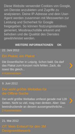 Vorschau der mobilen Webseite theped-geocaching.blogspot.de, All tags Beschreibungen [theped]