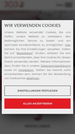 Vorschau der mobilen Webseite www.jojo-wassersport.de, JOJO Wassersport - Knoten