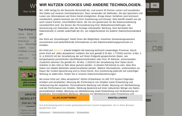 Vorschau von www.zitate.de, Zitate.de