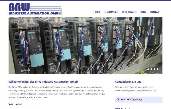 Vorschau von www.brw-industrieautomation.de, BRW Industrie Automation GmbH