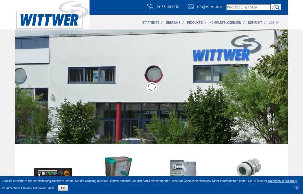 Vorschau von www.wittwer.com, Wittwer - Industrielle Elektronik, Inh. Franz Wittwer