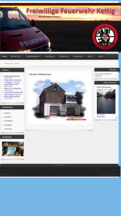Vorschau der mobilen Webseite cms.feuerwehr-kettig.de, Freiwillige Feuerwehr Kettig