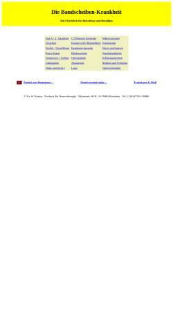 Vorschau der mobilen Webseite www.neuro-bodensee.de, Bandscheiben-Krankheit