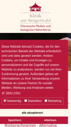 Vorschau der mobilen Webseite www.rueckenschmerzen-rueckenleiden.de, Rückenleiden