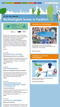 Vorschau der mobilen Webseite bne-frankfurt.de, Umweltlernen in Frankfurt e.V.