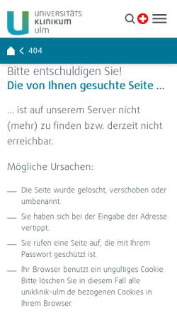 Sportmedizin Uni Ulm