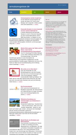 Vorschau der mobilen Webseite www.armutszeugnisse.de, Armutszeugnisse