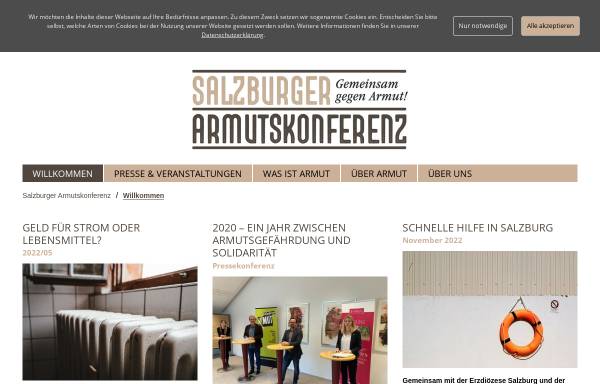 Vorschau von www.salzburger-armutskonferenz.at, Salzburger Armutsnetzwerk