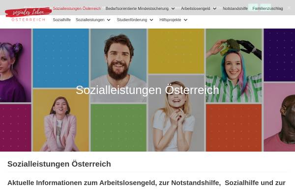 Vorschau von www.soziales-leben-oesterreich.at, Soziales Leben in Österreich