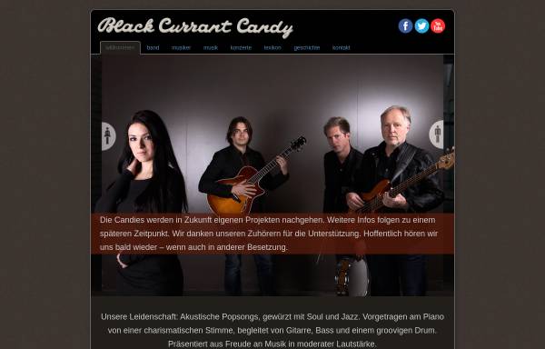 Vorschau von www.blackcurrantcandy.ch, Black Currant Candy