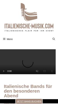 Vorschau der mobilen Webseite www.italienische-musik.com, Corpus Delicti
