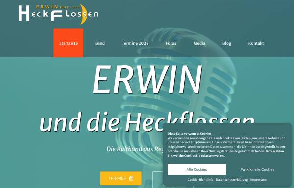 Vorschau von www.heckflossen.de, Erwin und die Heckflossen