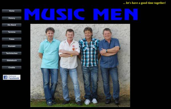 Vorschau von www.musicmen.at, Music Men