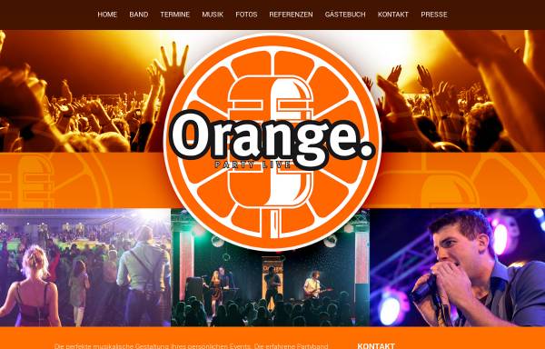 Vorschau von www.orange-party.de, Orange