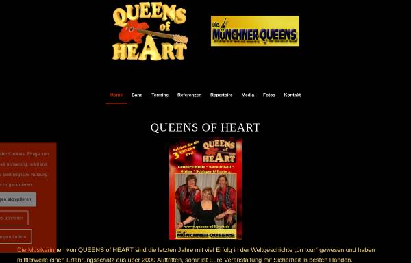 Vorschau von queens-of-heart.de, Queens of Heart