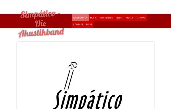 Vorschau von www.dieakustikband.de, Simpático